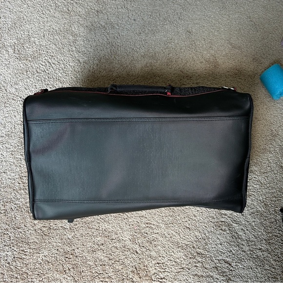 Marlboro 90s Vintage Compass Logo Black Red Promo Duffel Bag OS - Picture 3 of 14